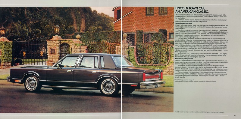 1984 Lincoln Brochure Page 18